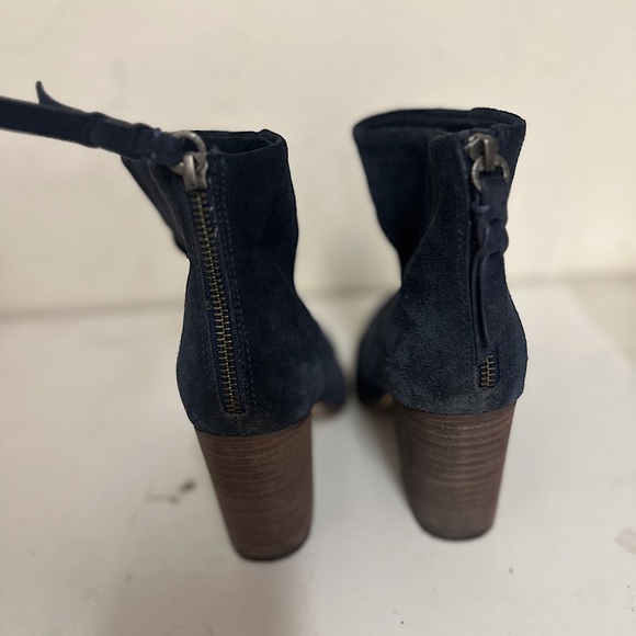 Splendid Women's Navy Suede booties - Picture 4 of 4